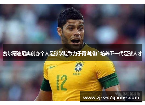 费尔南迪尼奥创办个人足球学院致力于青训推广培养下一代足球人才 费尔南迪尼奥创办个人足球学院致力于青训推广培养下一代足球人才